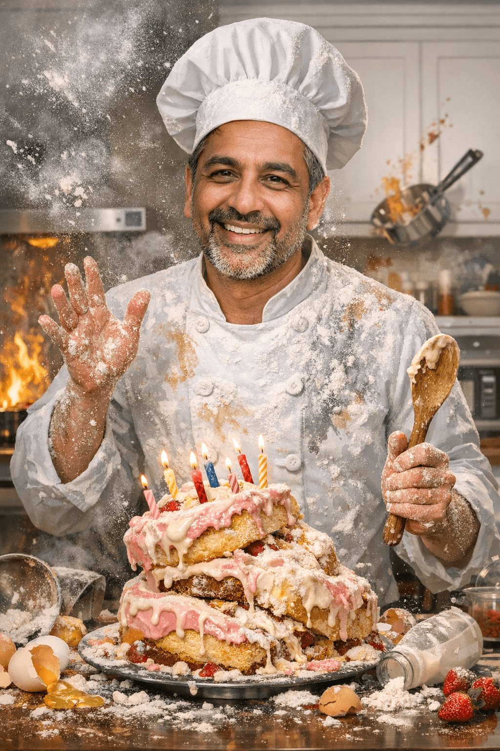 AI birthday card example for 50th birthday cards