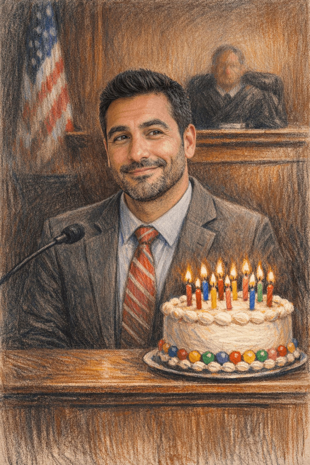 AI birthday card example for belated birthday cards