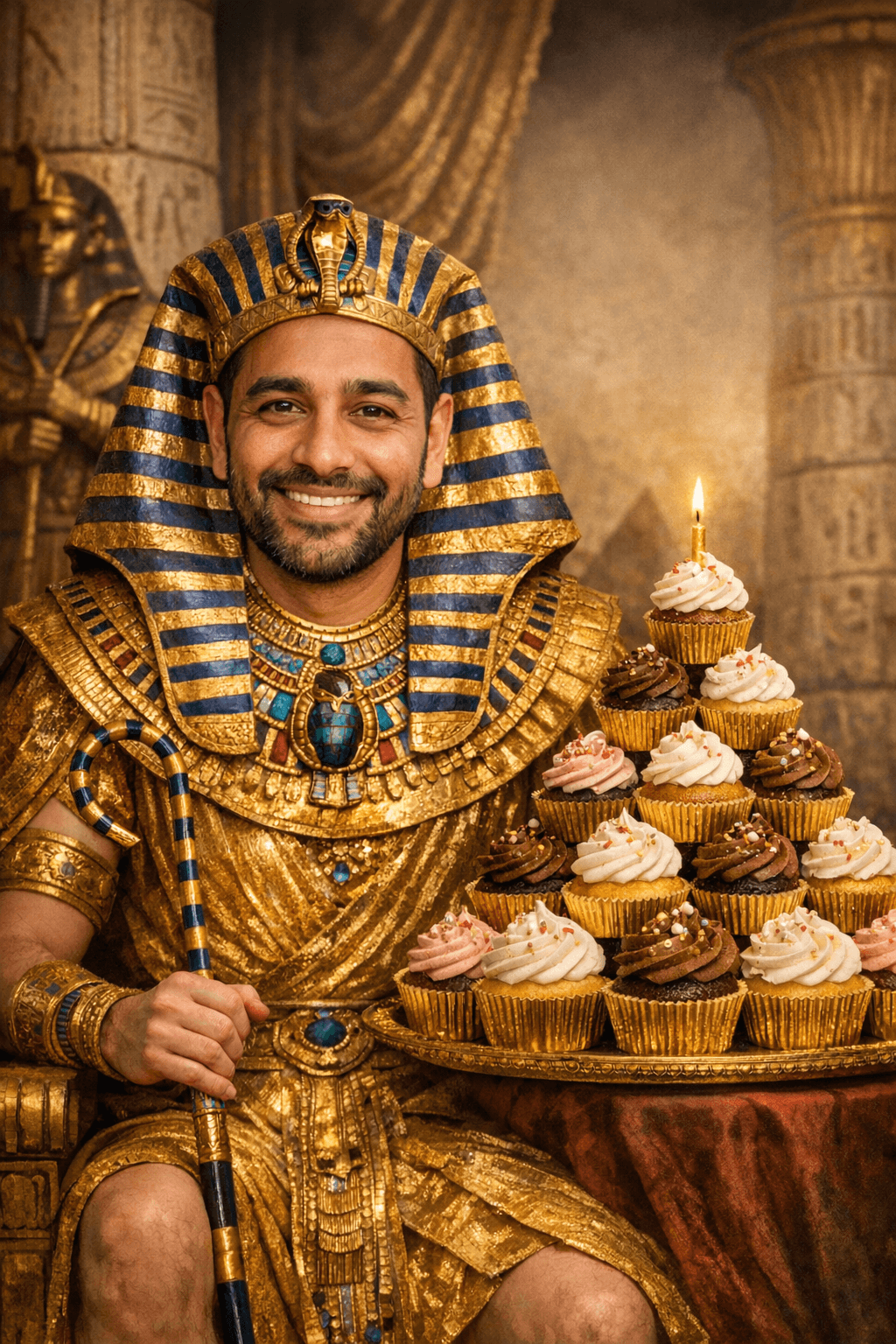 AI birthday card example for birthday card maker
