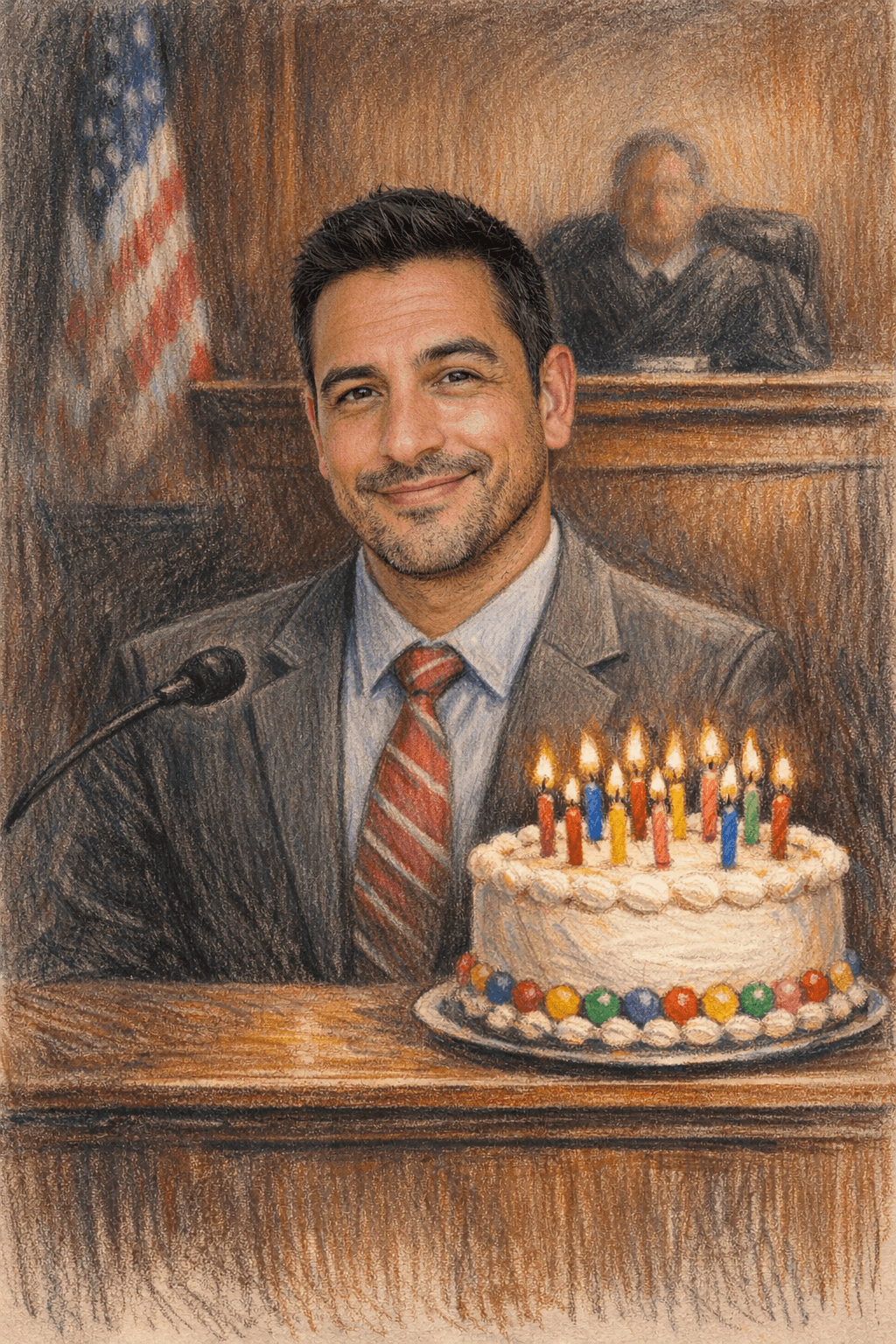 AI birthday card example for digital birthday cards
