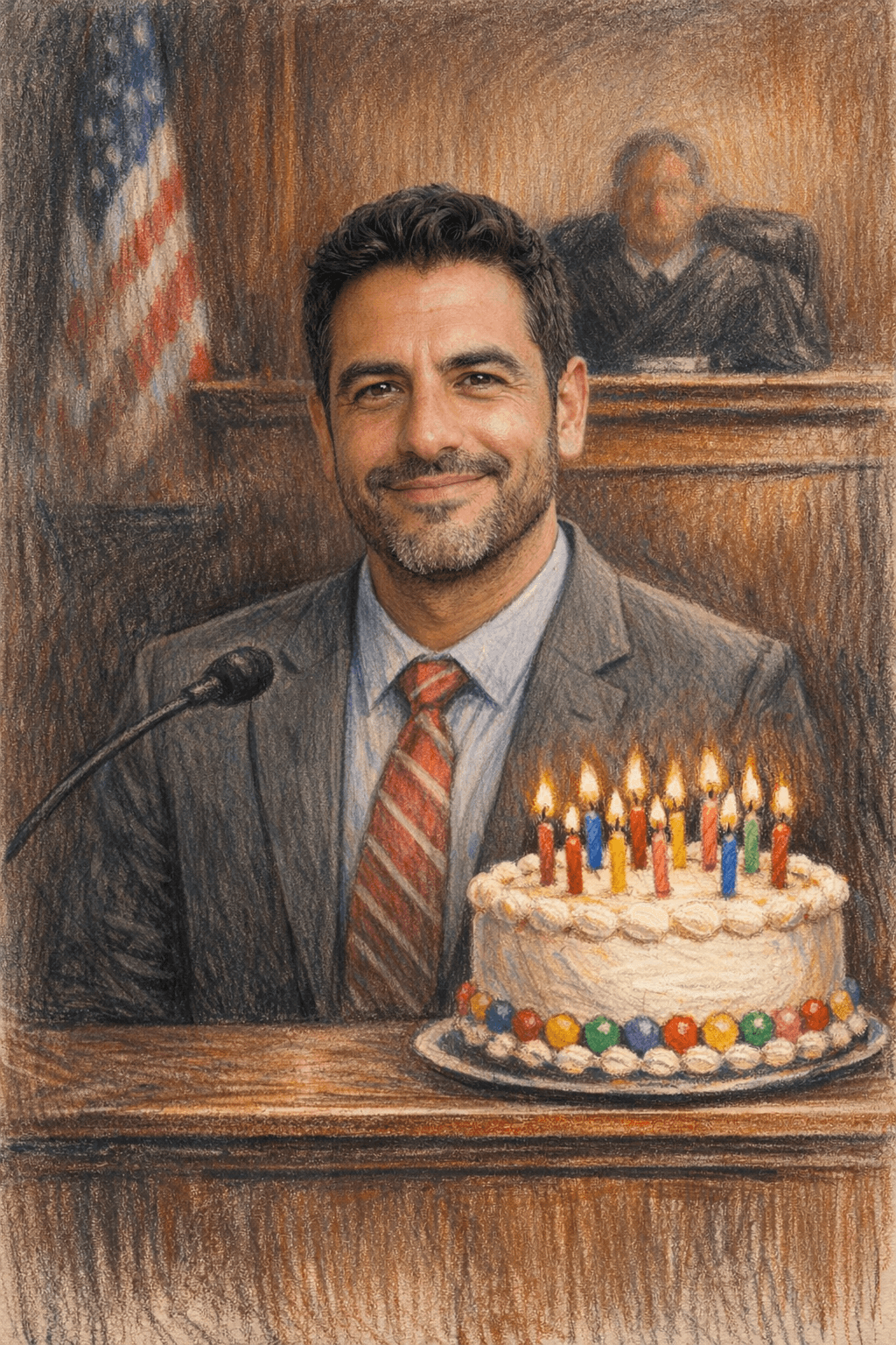 AI birthday card example for funny AI birthday cards