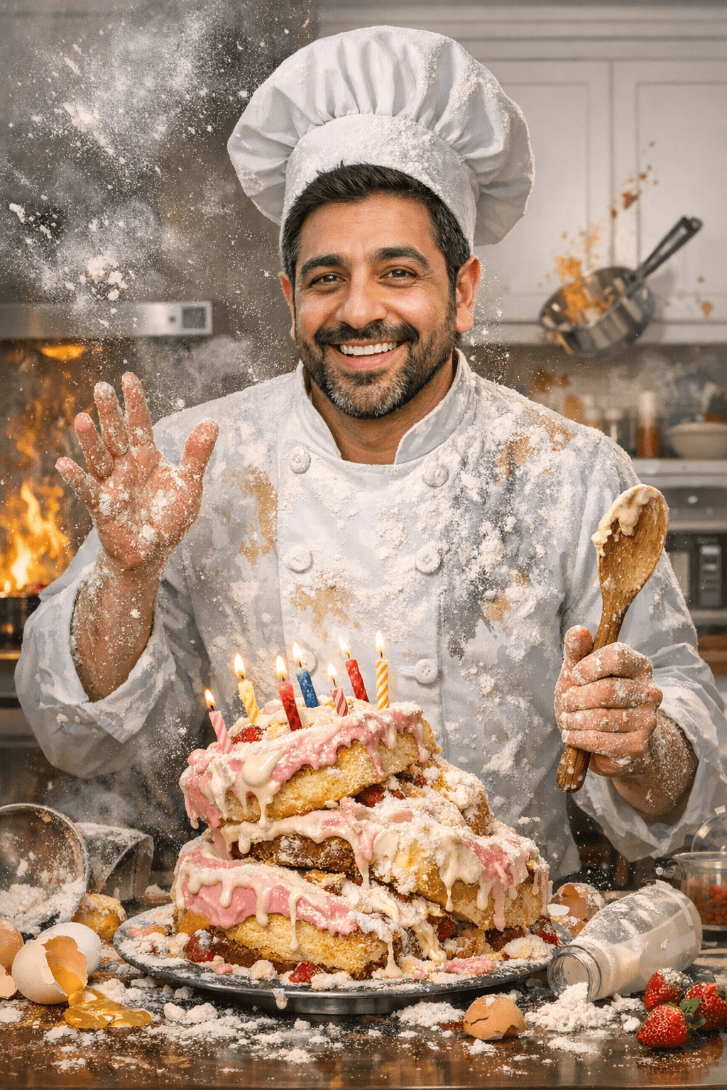 AI birthday card example for funny birthday cards