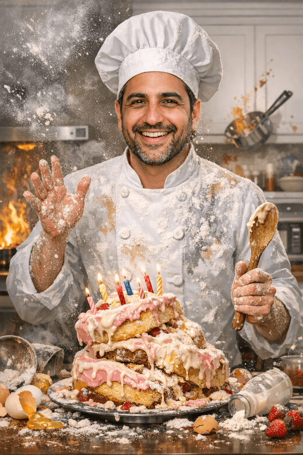 AI birthday card example for milestone birthday cards