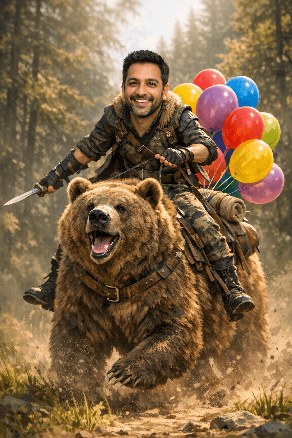 AI birthday card example for online birthday cards